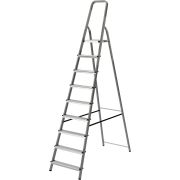 Стремянка ст. с ал.ступенями Новая Высота NV1130 1х9 ширина 80мм