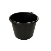 Ведро строительное 20л. черное (резинопластик)
