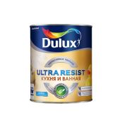 Краска в/д Dulux Ultra Resist Кухня и Ванная МАТОВАЯ BW 1л