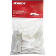 Клинья DERZHI для кафеля 32х8х9мм 50шт 383-03-01