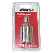Коронка DERZHI алмазная по керамогр 29мм 8307-001