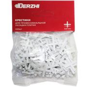 Крестики DERZHI для кафеля 3мм 150шт 383-02-30