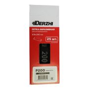 Сетка абразивная DERZHI 115х280мм Р200 8875178