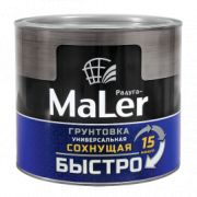 Грунт универс быстросох 1,9кг черный Радуга Maler