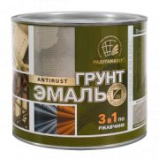 Грунт-эмаль по ржавчине 1,9кг черная Радуга