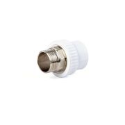 Муфта 20х1/2 нар. резьба LAMMIN Белая