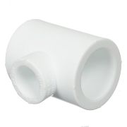 Тройник переходной 40х20х40 пропилен LAMMIN Белый