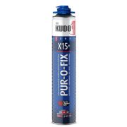 Клей-пена Кудо универс.конструкционный PUR-O-FIX X15+ SUPER FIX 1000мл
