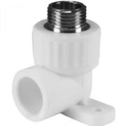 Уголок 20х1/2 нар. резьба с креплением Валфекс