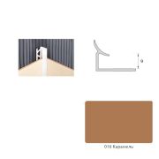 Уголок внутренний 10мм Светлая карамель