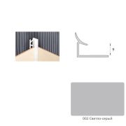 Уголок внутренний 10мм Светло-серый