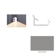 Уголок внутренний 10мм Серый