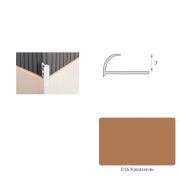 Уголок наружный 8мм Карамель