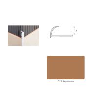 Уголок наружный 8мм Карамель светлая