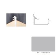 Уголок внутренний 8мм Светло-серый