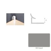 Уголок внутренний 8мм Серый