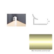 Уголок внутренний 10мм Металлик золотистый