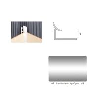 Уголок внутренний 10мм Металлик серебристый