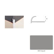 Уголок наружный 10мм Серый