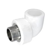 Уголок 25х3/4 нар. резьба пропилен РТП