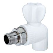 Кран для радиатора угловой 20х1/2 РТП