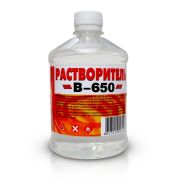 Растворитель 650  0,5л ВЕРШИНА