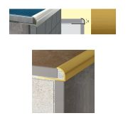 Угол РП-АКП-02 (гибкий) 2,5м анод. золото глянец