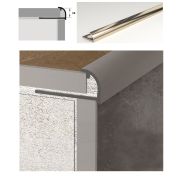 Угол РП-АКП-02 (гибкий) 2,7м анод.шампань глянец