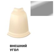 Угол Идеал Классик Металлик серебристый наруж