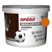 Эмаль для пола золото-кор полуматовая Ореол 0,9кг