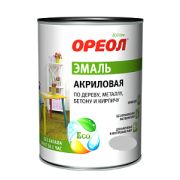 Эмаль серая глянцевая Ореол 1кг