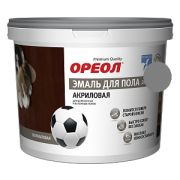 Эмаль для пола темно-серая полуматовая Ореол 2,3кг