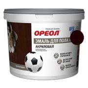 Эмаль для пола венге полуматовая Ореол 2,3кг