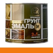 Грунт-эмаль по ржавчине 1,9кг оранжевая Радуга