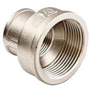 Муфта переходная 1/2х3/8 вн/вн хром VT240