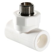 Тройник 25х1/2 нар резьба пропилен Валтек