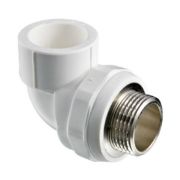 Уголок 20х1/2 нар резьба пропилен Валтек