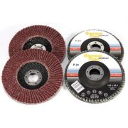 Диск лепестковый тарельчатый 125х22,2мм Р80 Plexpart 01002-05