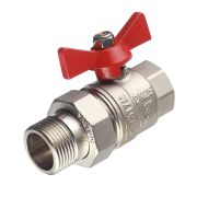 Вентиль шар. VALTEC бабочка 15 американка г/ш