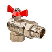 Вентиль шар. VALTEC угловой 20 с американкой г/ш