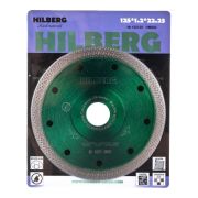 Диск алмаз TURBO ультратон. s-тип 125х22мм Hilberg НМ602