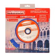 Диск алмазный SEGMENT 230х22мм HAISSER HS110004