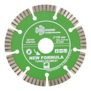 Диск алмазный TURBO SEGMENT 125x22мм Trio Diamond TS302