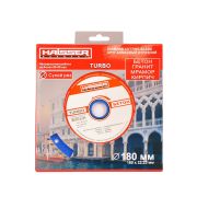 Диск алмазный TURBO 180х22мм HAISSER