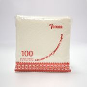 Салфетки бумажные Верона 80л белые