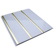 Панель бесшовная 240х3000 3-х секцион. золото лак