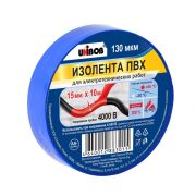 Изолента 15ммх10м синяя UNIBOB