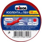 Изолента 15ммх20м красная UNIBOB