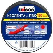Изолента 19ммх20м черная UNIBOB