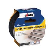 Лента противоскольжения UNIBOB 50*5м черная К39293